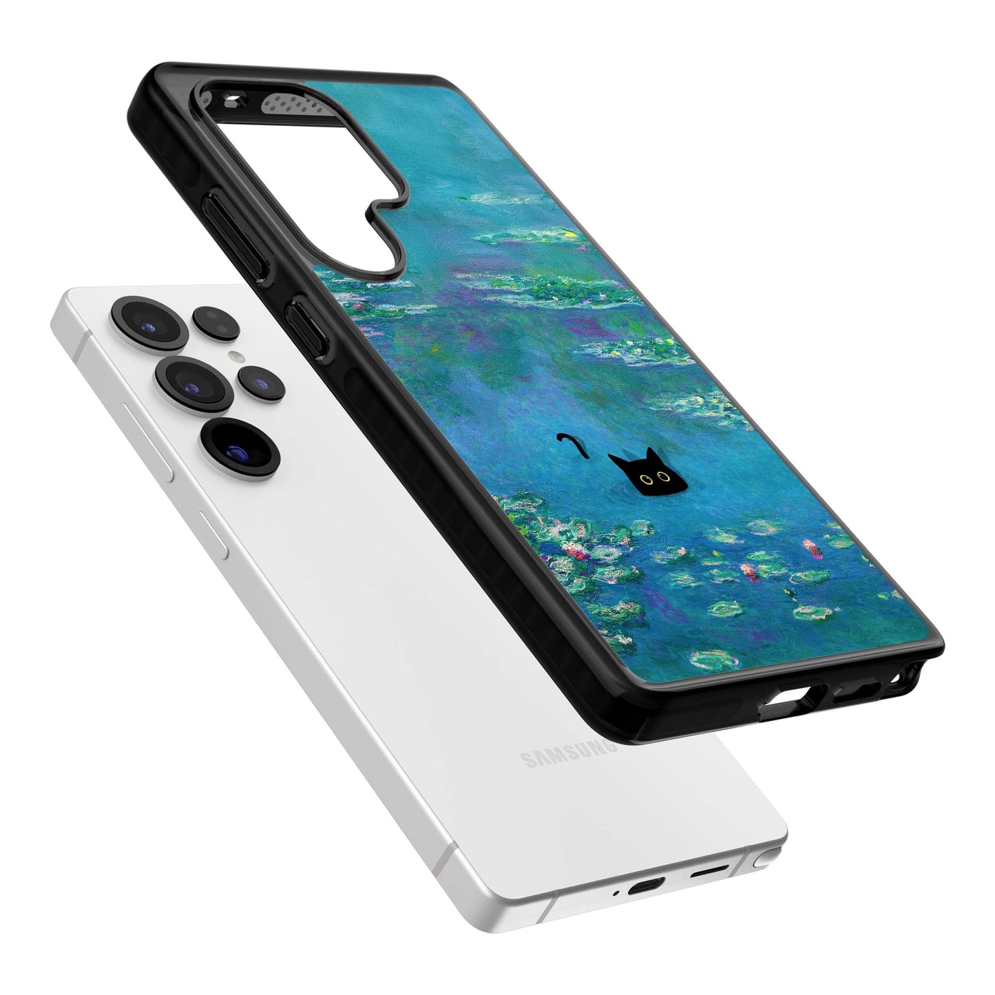 Cat in Monet's Water Lillies