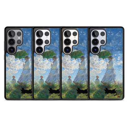 Cat with Monet's Parasol Lady