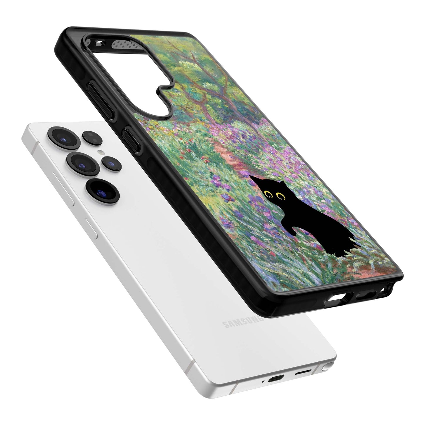 Cat in Monet's Giverny Garden