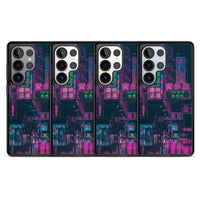 Bande nocturne au néon