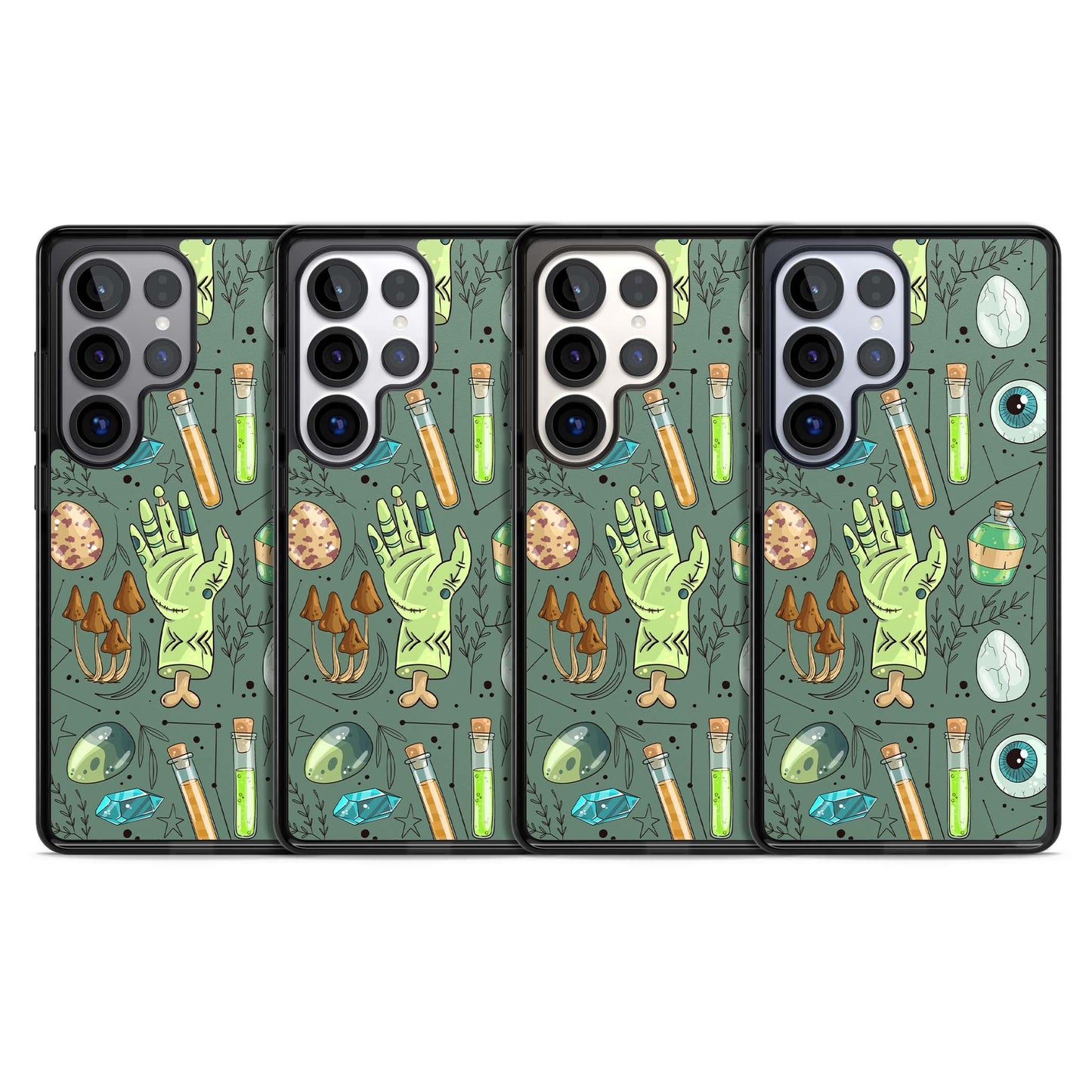 Motif expérimental de dessin animé pour Halloween