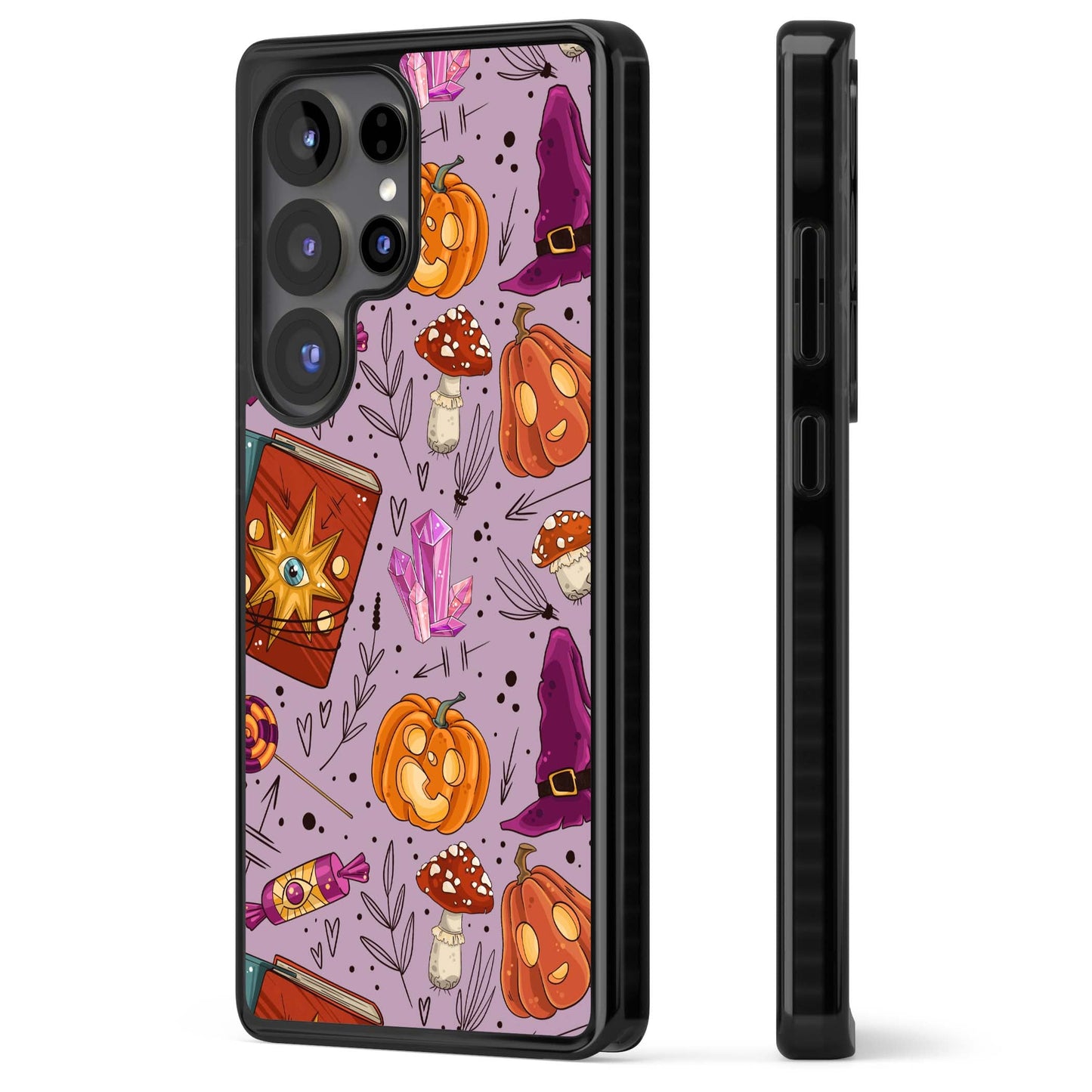 Witchy Cartoon Halloween Pattern