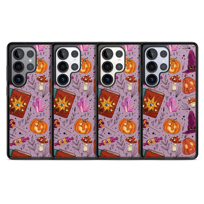 Witchy Cartoon Halloween Pattern