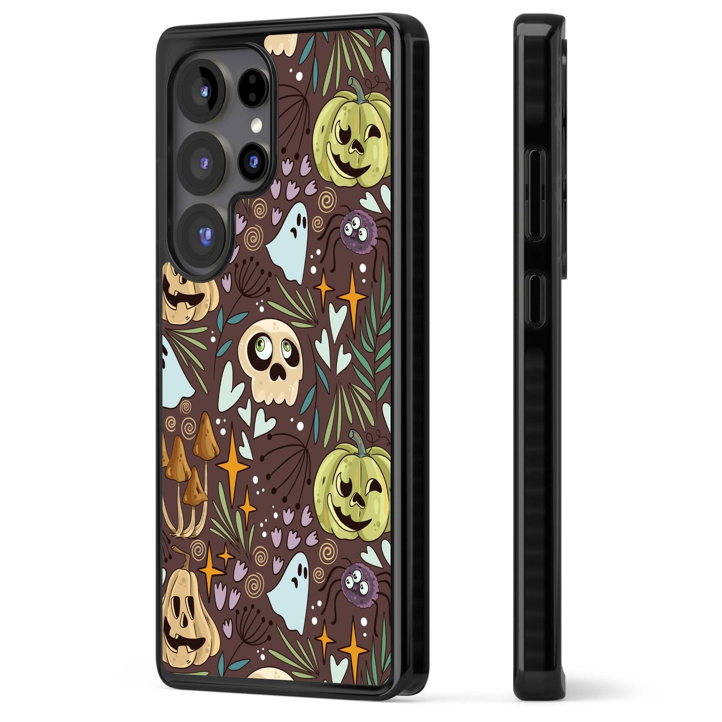 Goblincore Cartoon Halloween Pattern