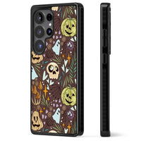 Goblincore Cartoon Halloween Pattern