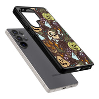 Goblincore Cartoon Halloween Pattern