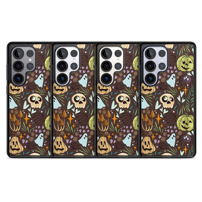 Goblincore Cartoon Halloween Pattern