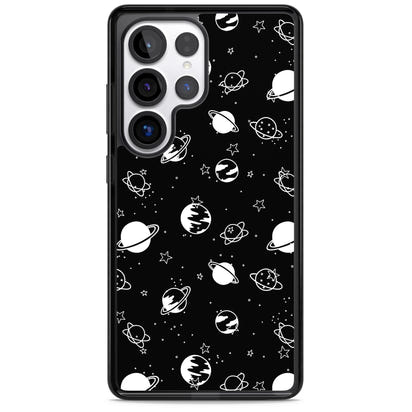 White Planets On Black