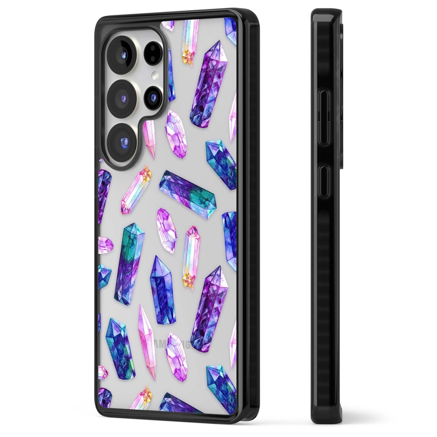 Iridescent Prism Crystals