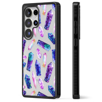 Iridescent Prism Crystals