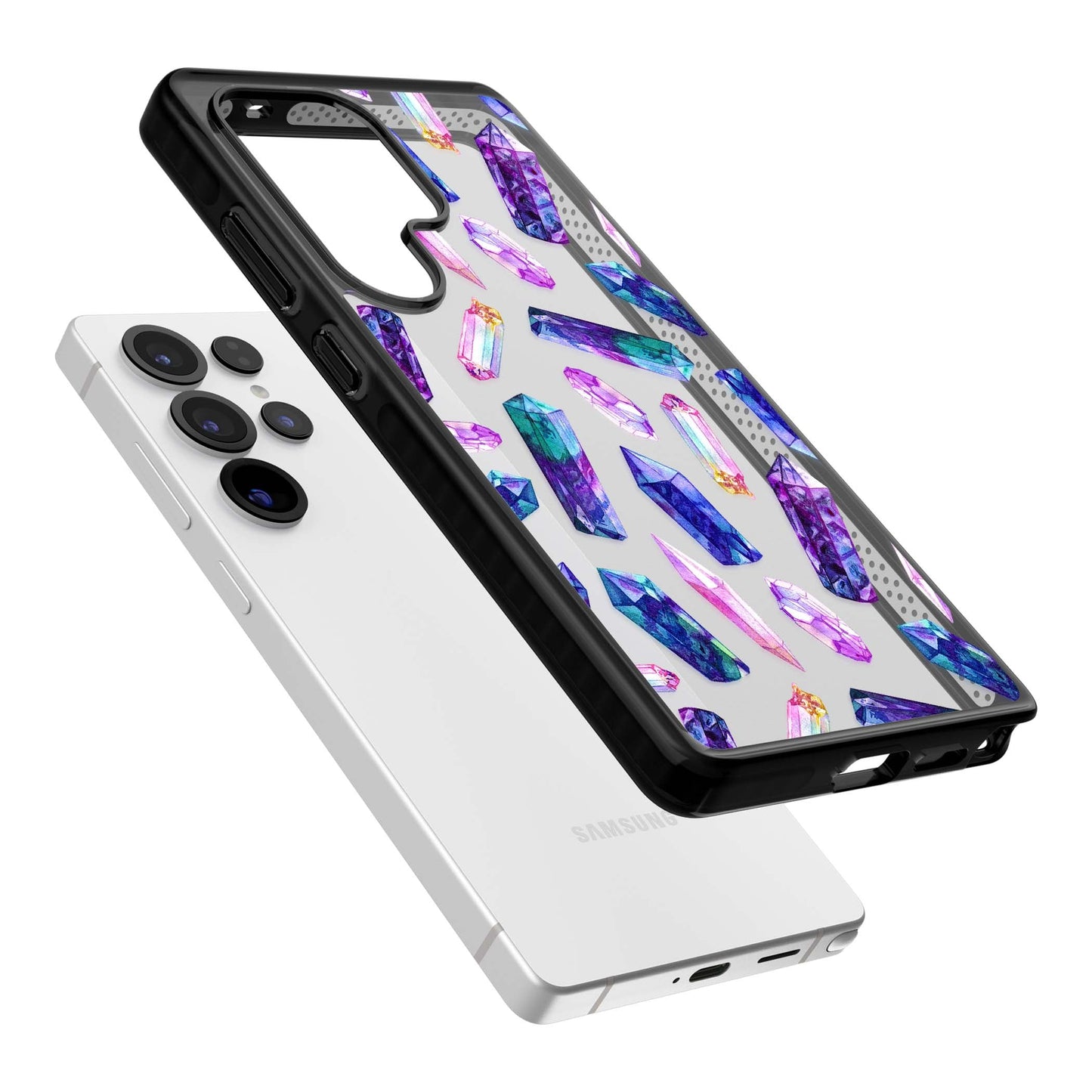 Iridescent Prism Crystals