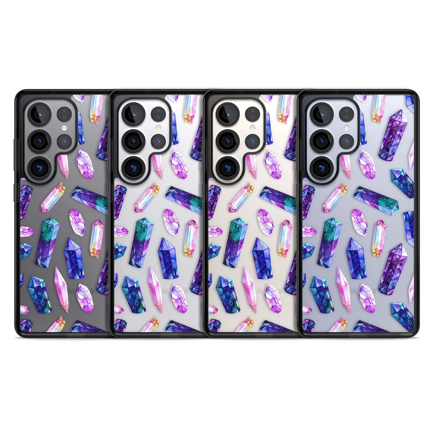 Iridescent Prism Crystals