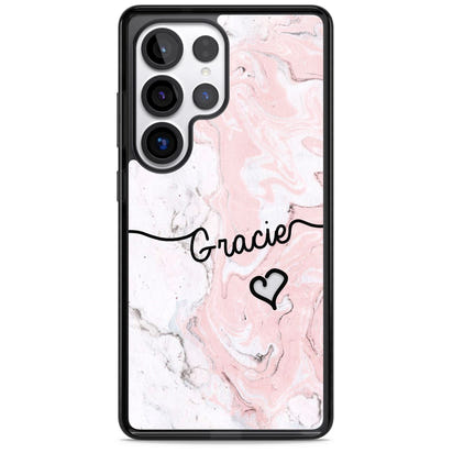 Personalised Pink Marble