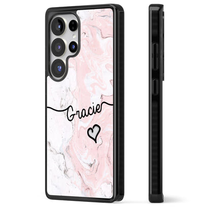 Personalised Pink Marble