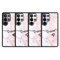 Personalised Pink Marble