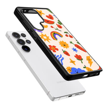 Verspielte Kawaii-Symbole