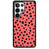 Black Dalmatian Spots On Coral