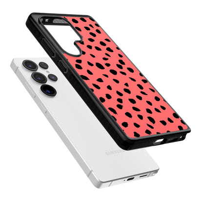 Black Dalmatian Spots On Coral