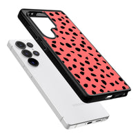 Black Dalmatian Spots On Coral