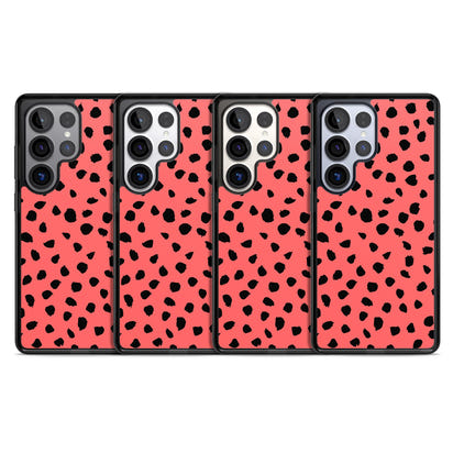 Black Dalmatian Spots On Coral