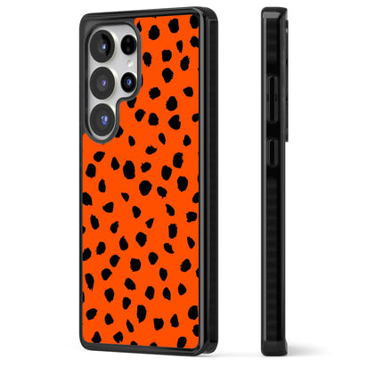 Fetter roter Punktdruck