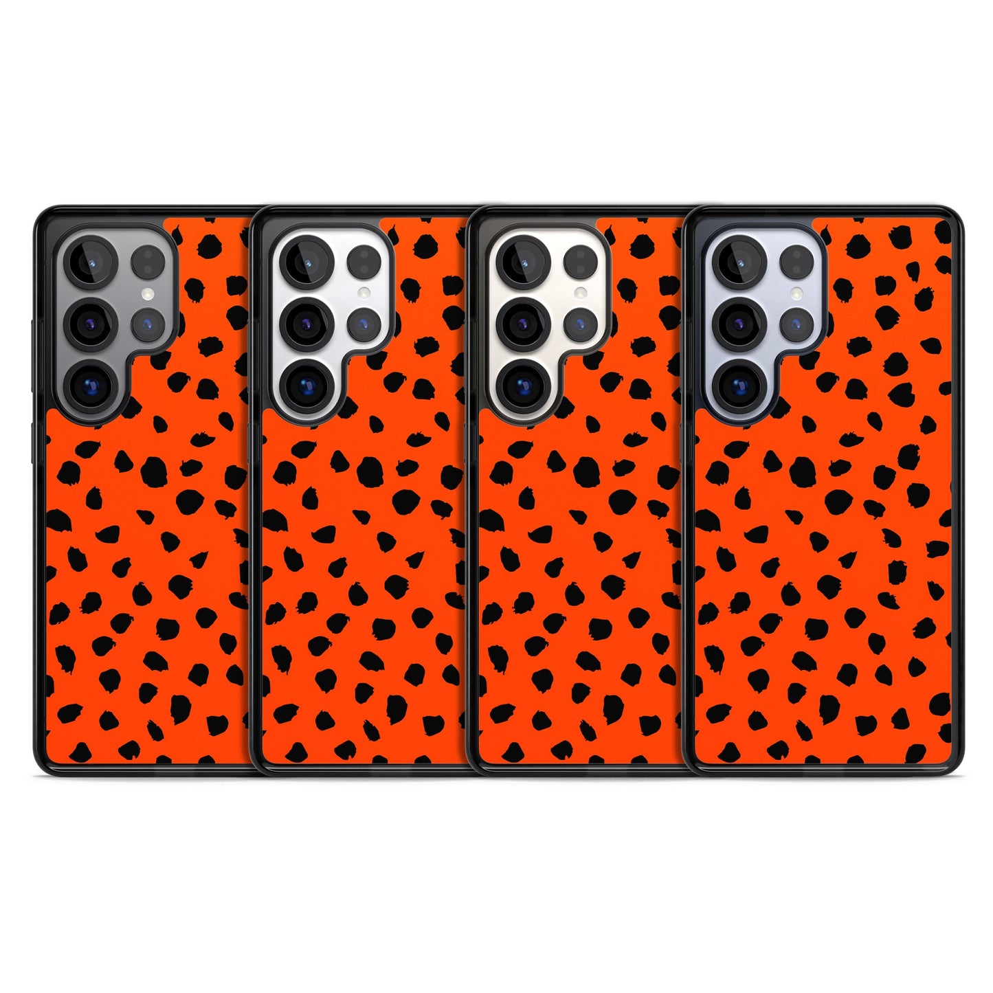 Fetter roter Punktdruck