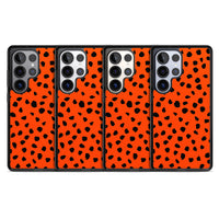 Fetter roter Punktdruck