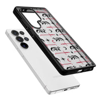 Motif renard et lame