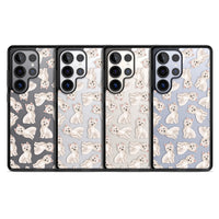 Motif de chien Westie