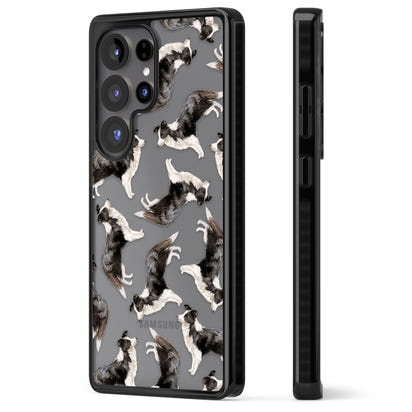 Border Collie Pattern Watercolour