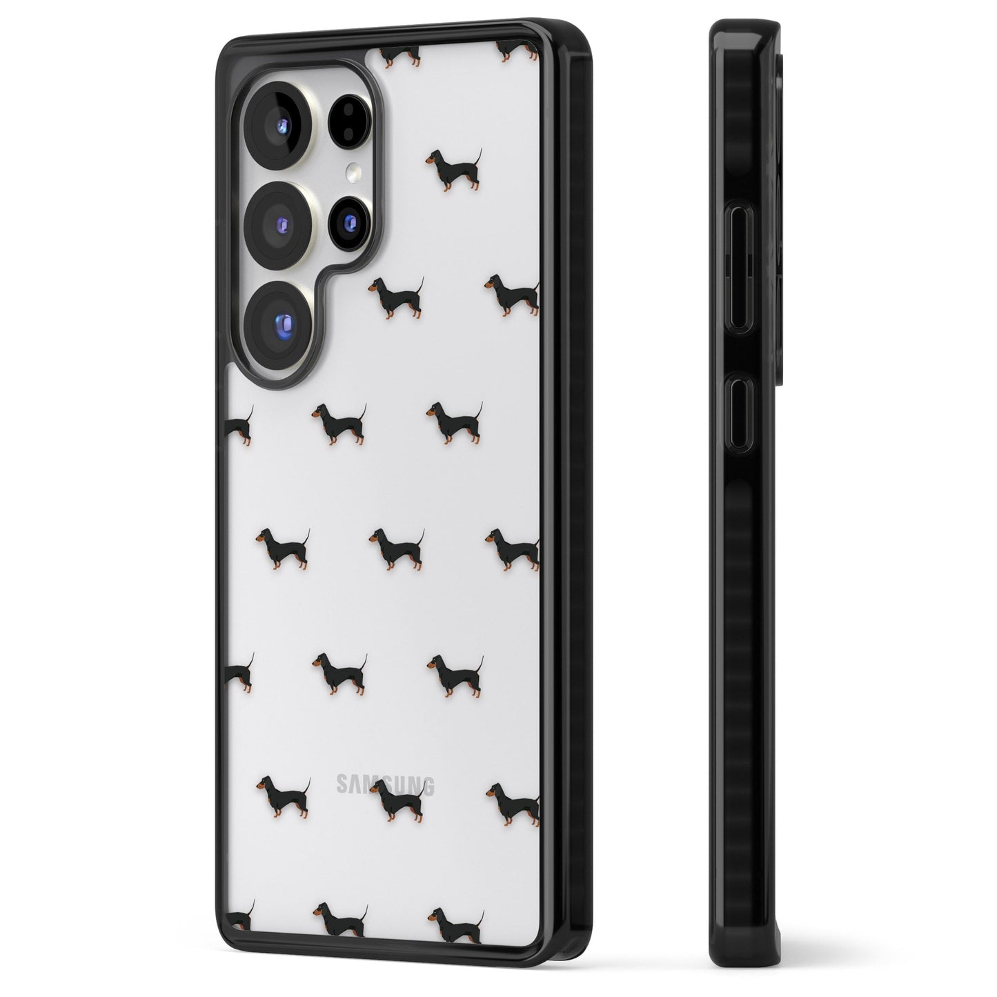 Dachshund Pattern Clear