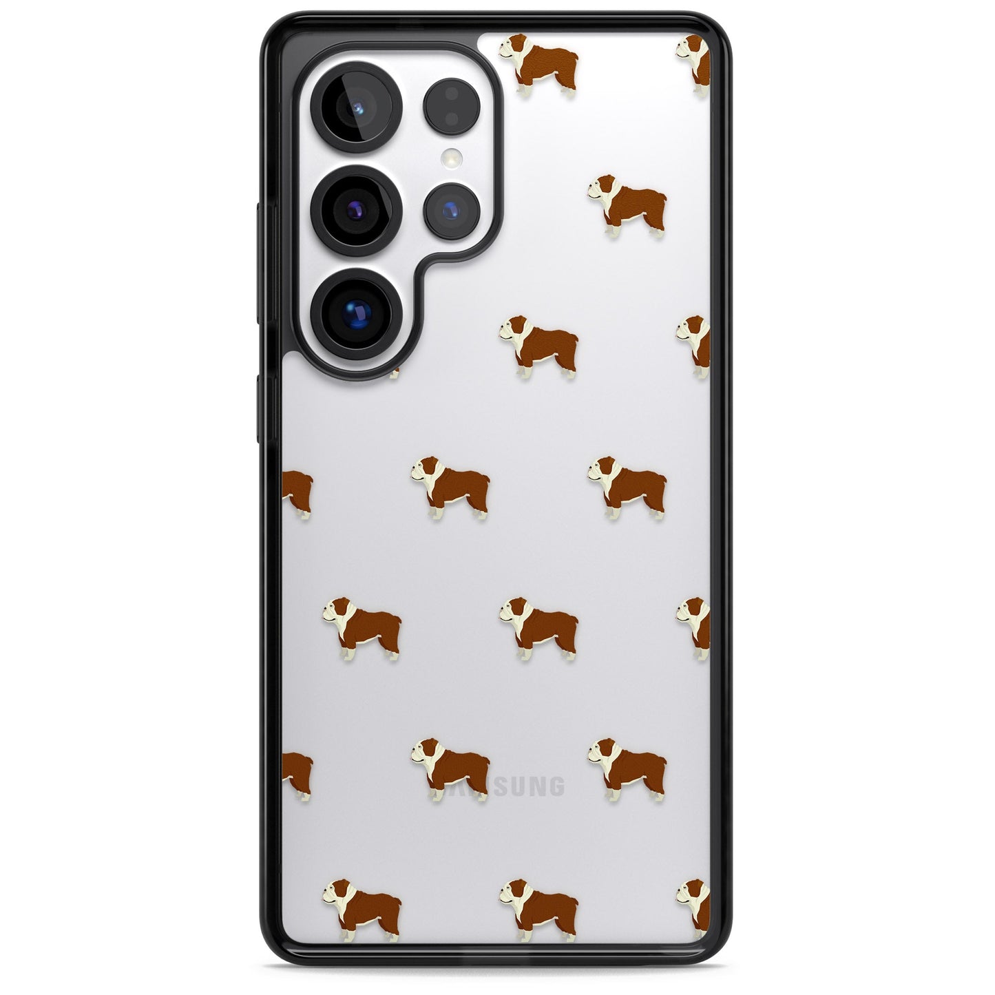 Motif bouledogue clair