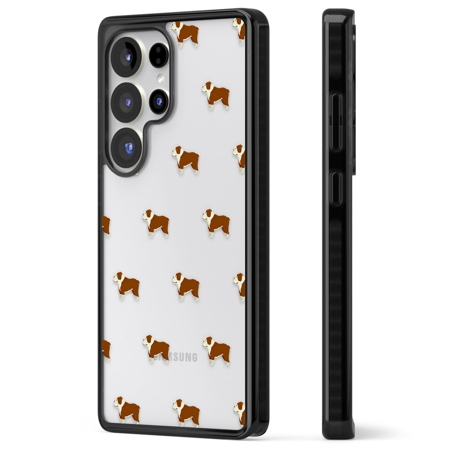 Motif bouledogue clair