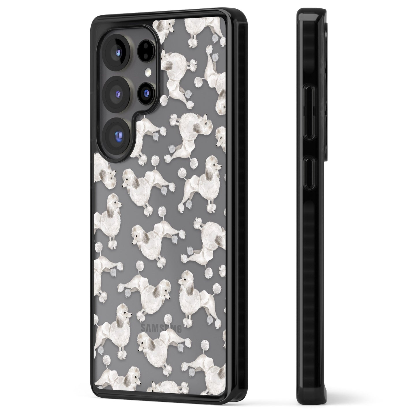 Pudel-Aquarellmuster