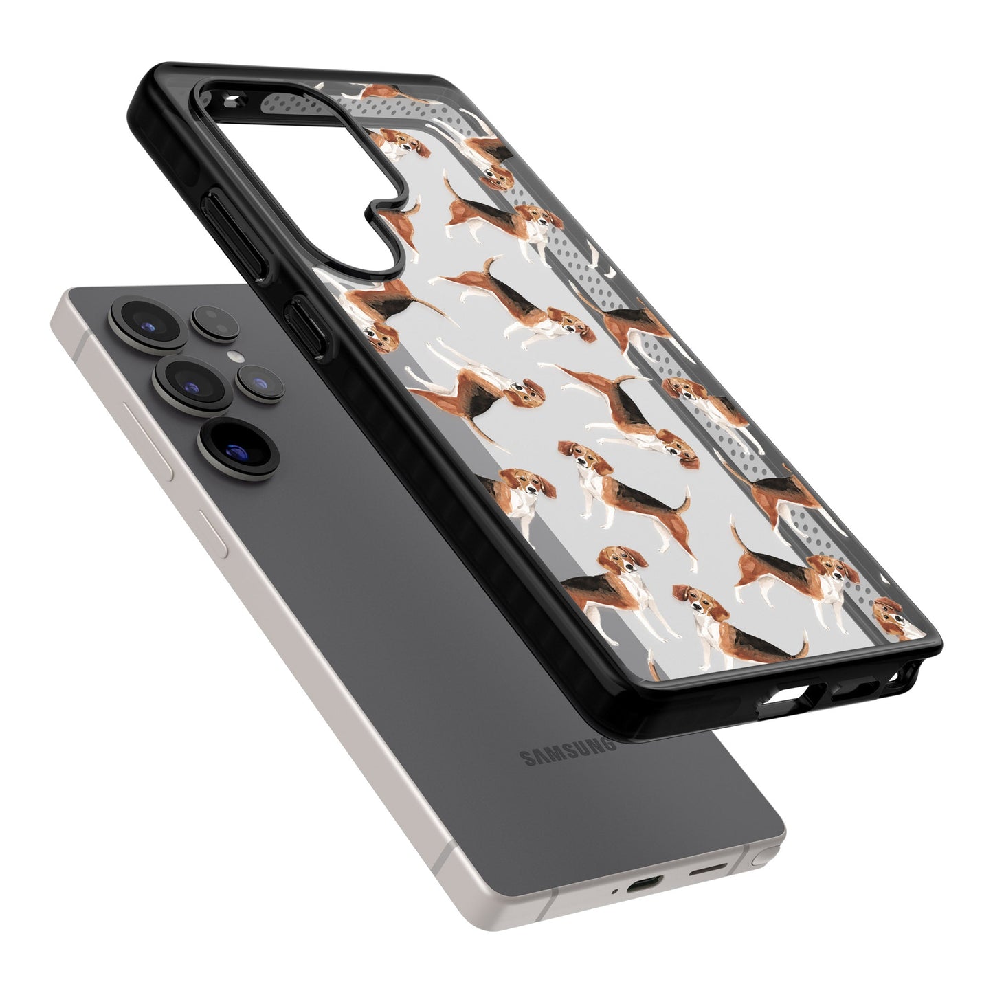 Beagle Watercolor Pattern