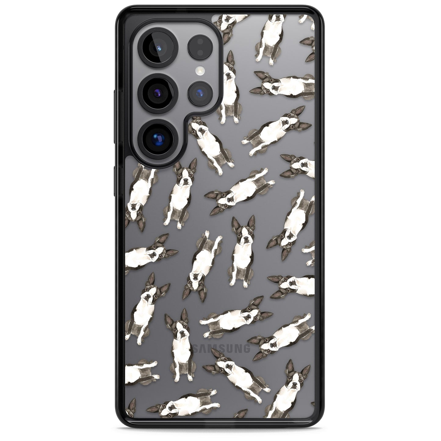 Boston Terrier Aquarell