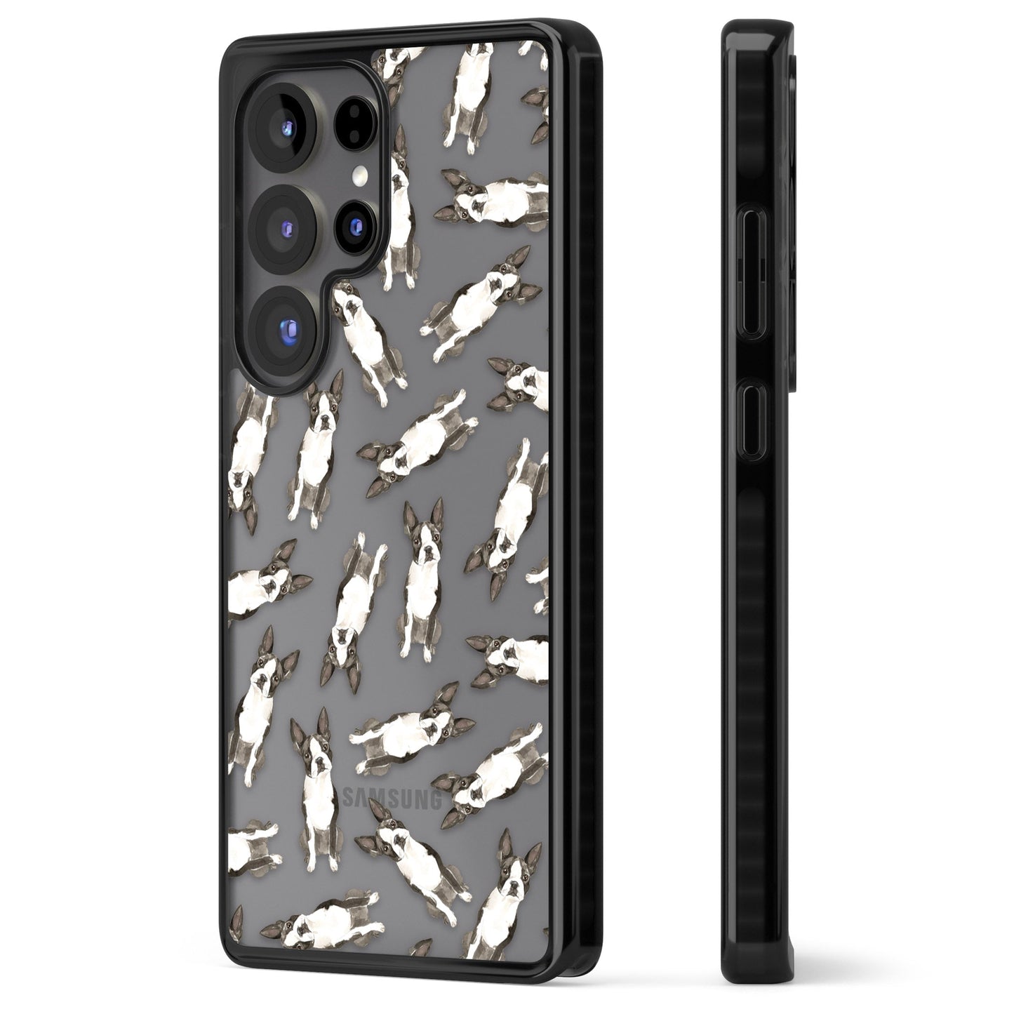 Boston Terrier Aquarell