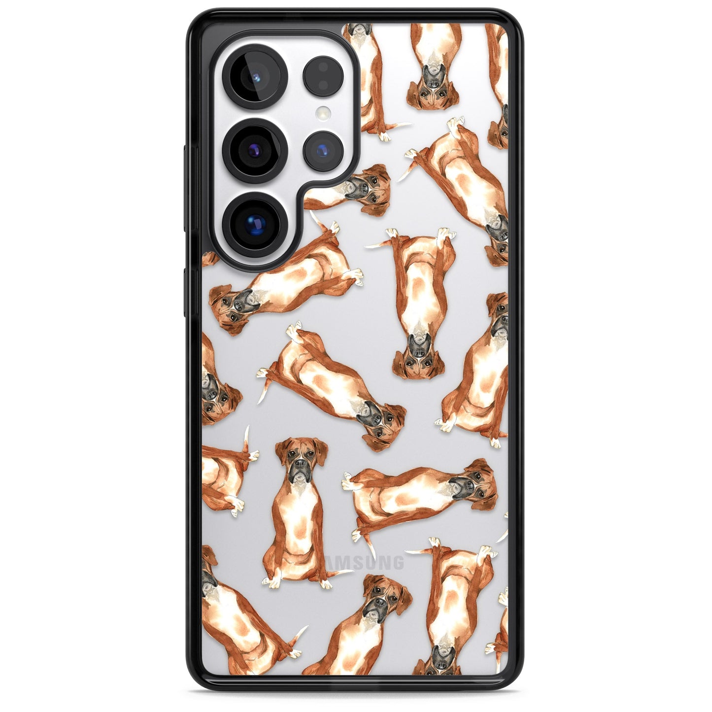 Boxer-Aquarell-Hundemuster