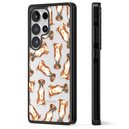 Boxer-Aquarell-Hundemuster