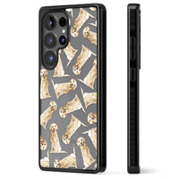 Motif aquarelle de Golden Retriever