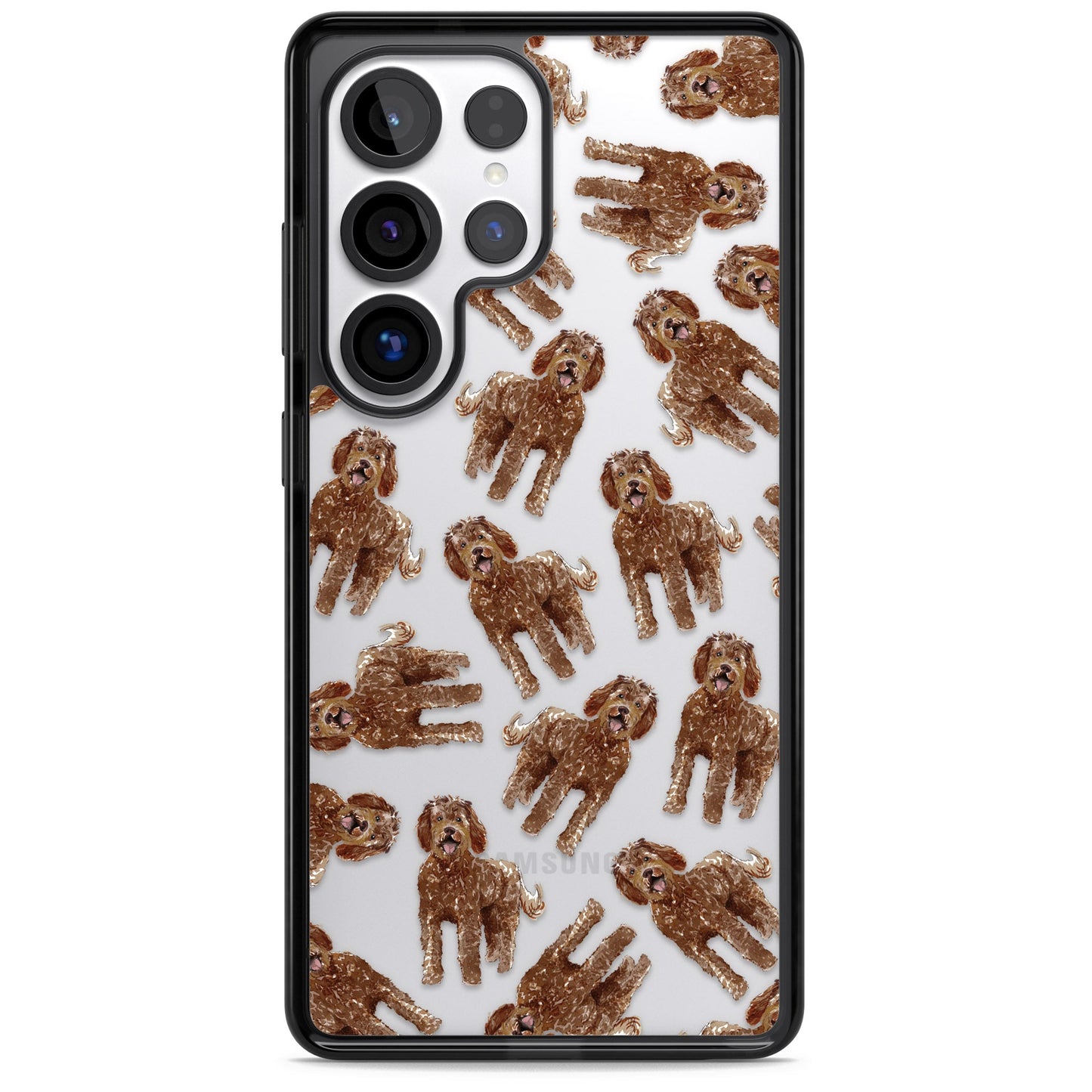 Labradoodle Brown Pattern