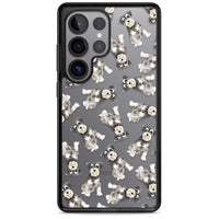 Aquarellzeichnung eines Zwergschnauzers