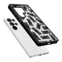 Black Cockapoo Watercolor