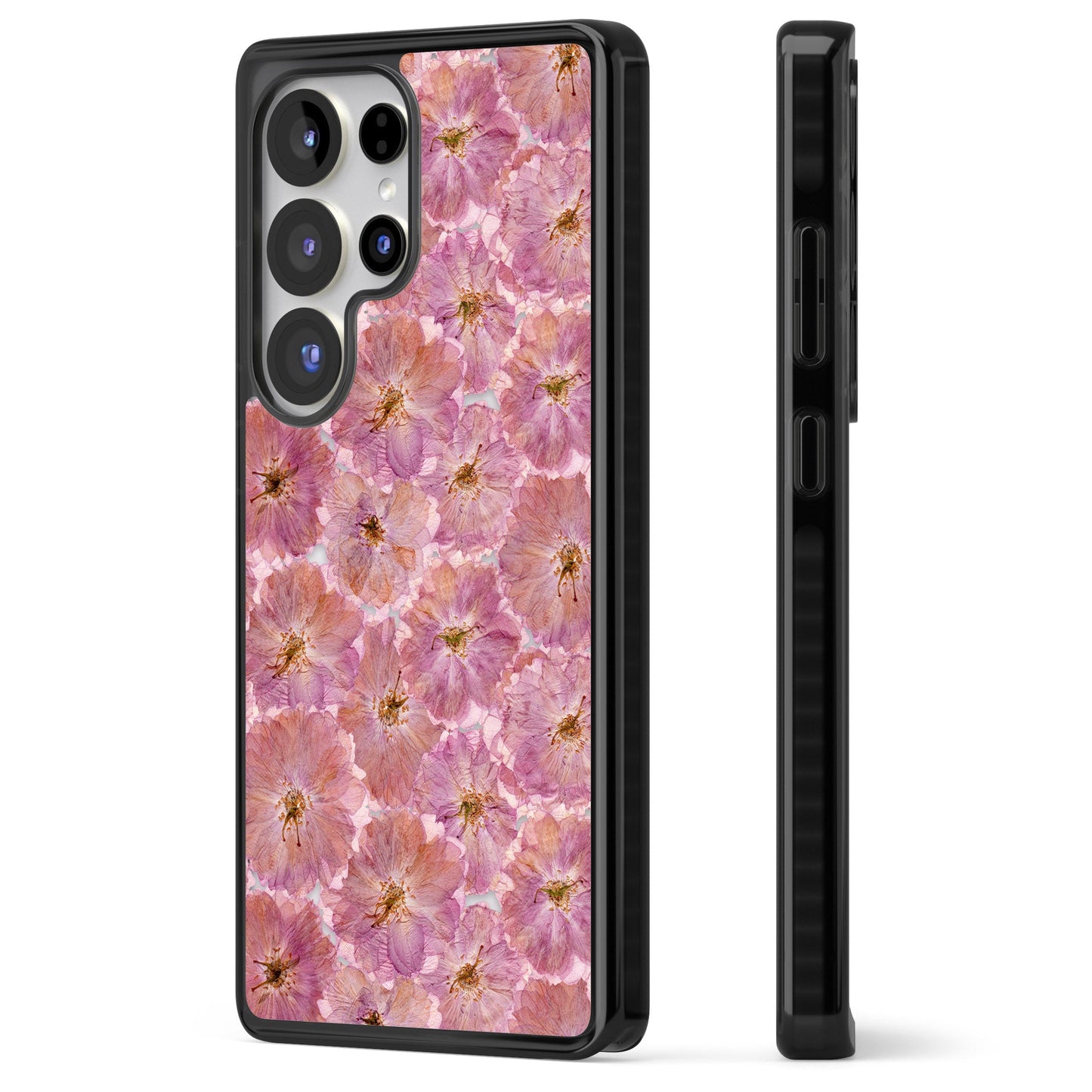 Grandes fleurs roses