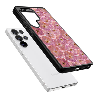 Grandes fleurs roses