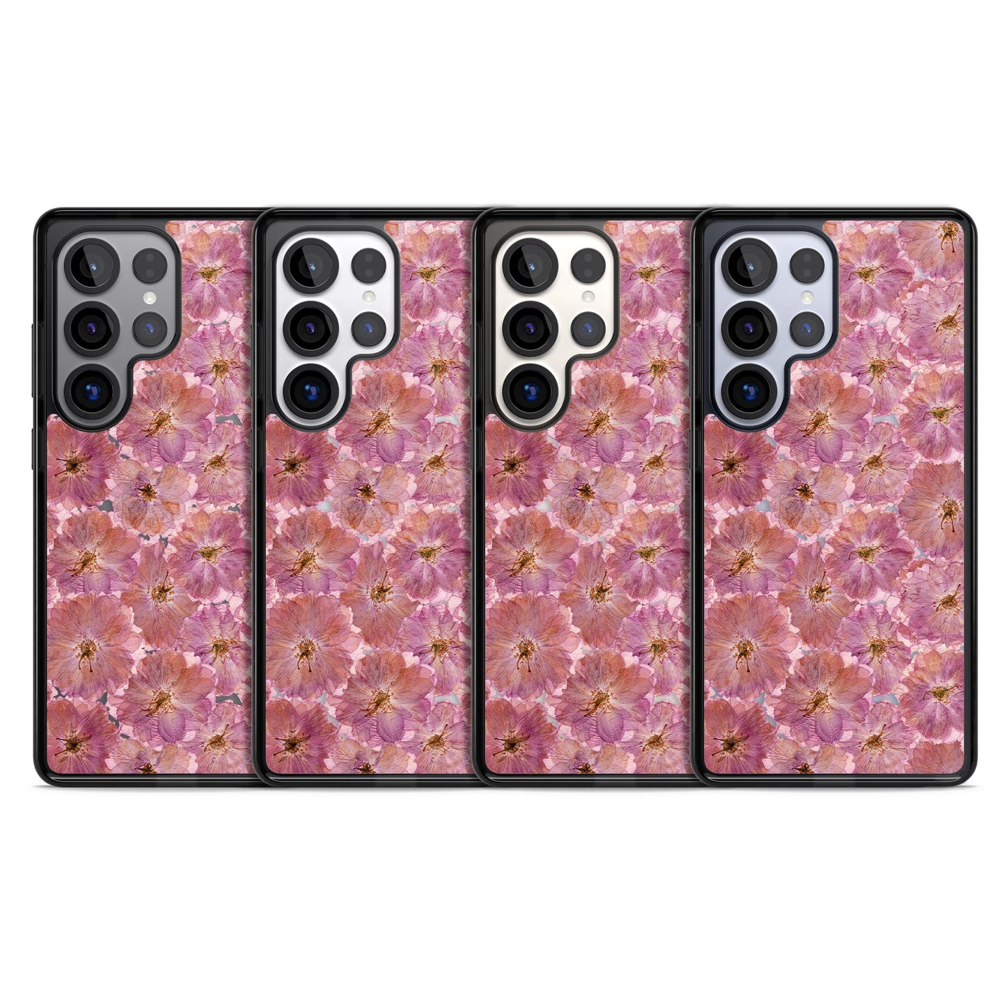 Grandes fleurs roses