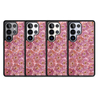 Grandes fleurs roses