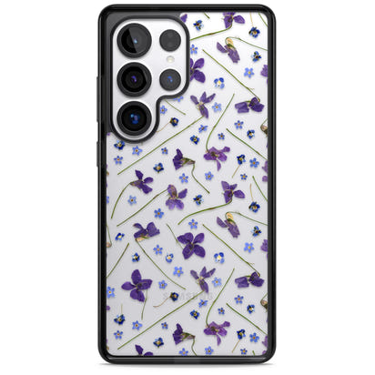 Pressed Violet Flower