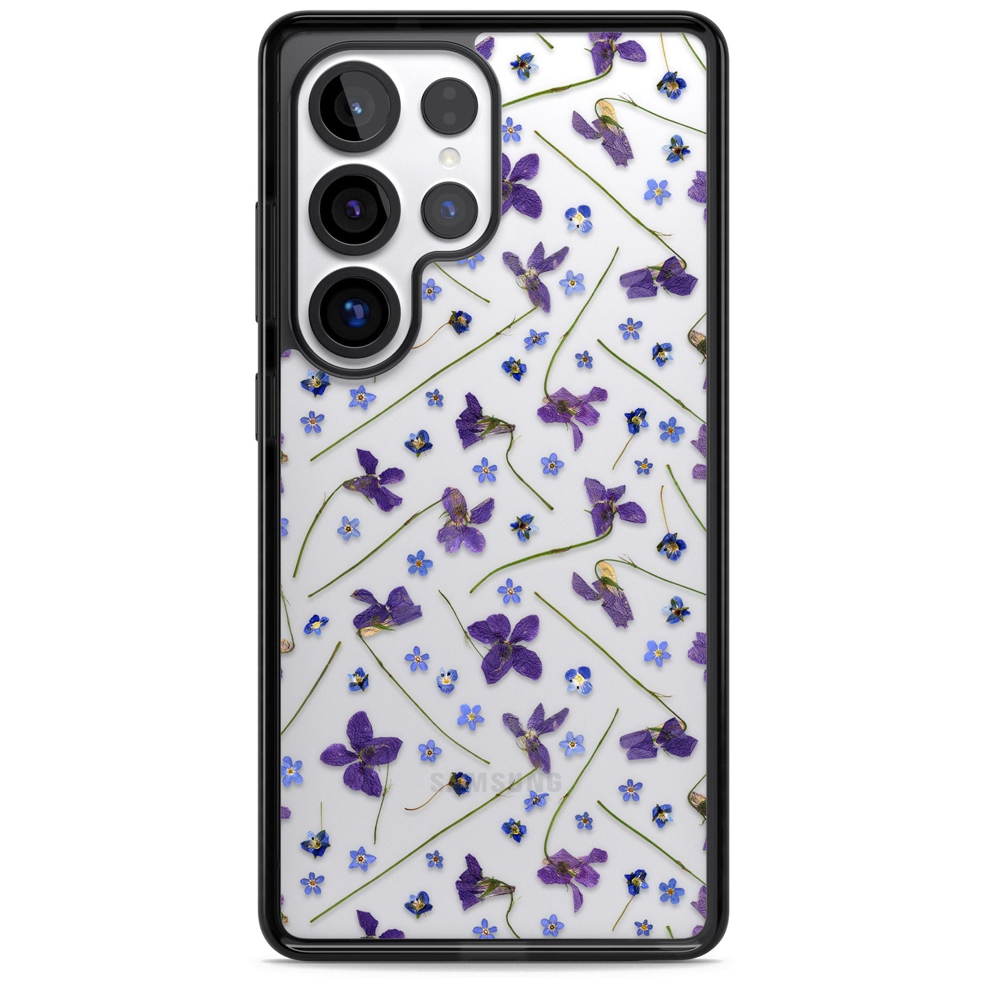 Pressed Violet Flower