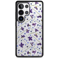 Pressed Violet Flower